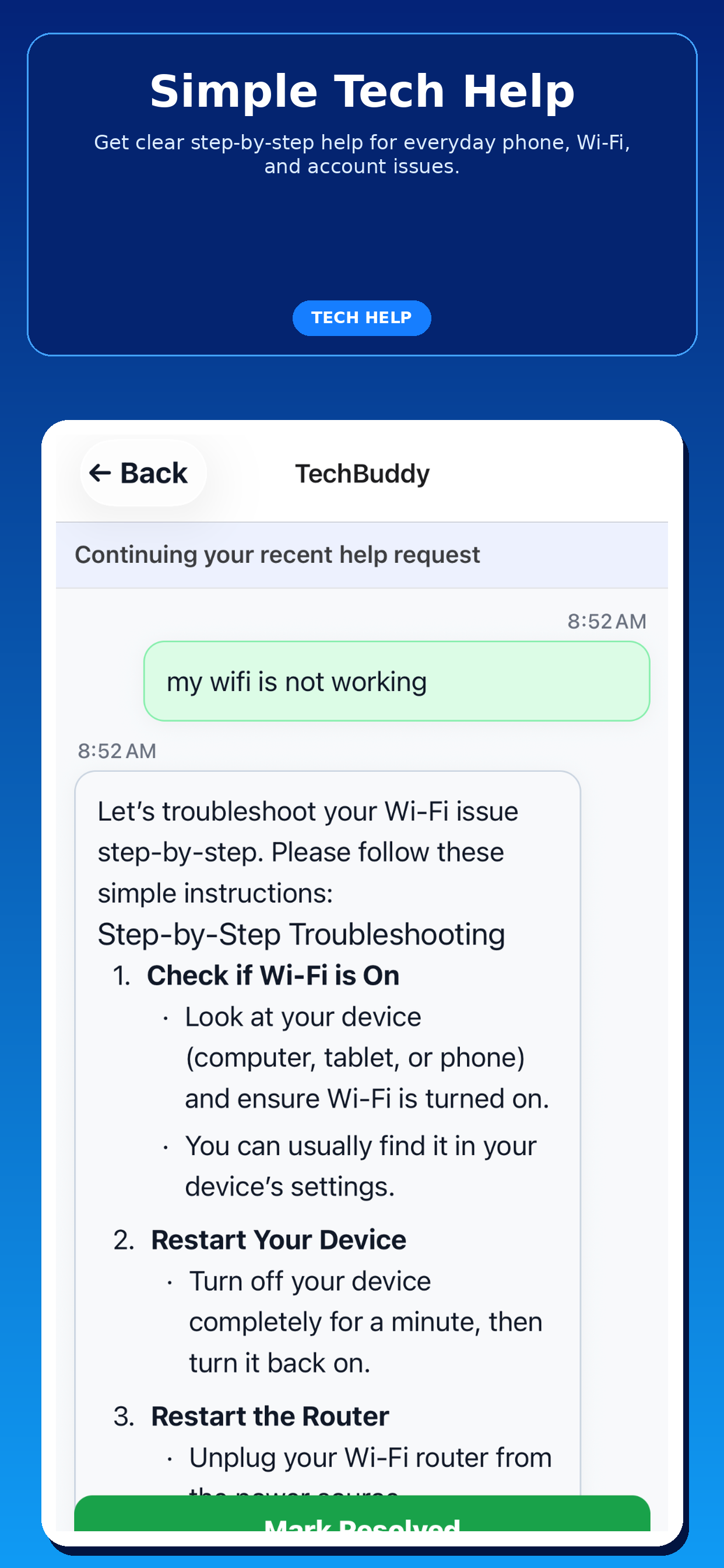 TechBuddy simple tech help